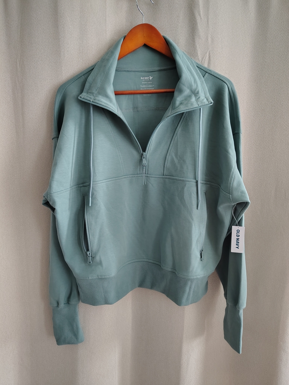 BRAND NEW Old Navy Women's Dynamic Half-Zip Pullover Sweatshirt